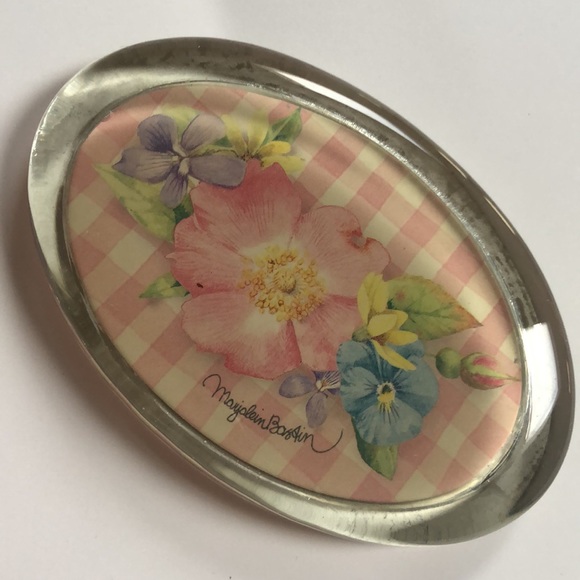 Paperweight glass Marjalein Bastin flower design gently used great condition - Picture 8 of 10